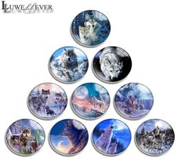 10 mm 12 mm 14 mm 16 mm 20 mm 25 mm 30 mm 607 Wolf Haken Haken Round Glass Cabochon Sieren