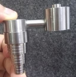 10mm 14mm 18.8mm Clou en titane 6 en 1 avec joint mâle et femelle pour tuyau d'eau bong en verre en stock