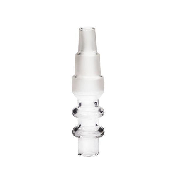 10 mm / 14 mm / 18 mm 3 en 1 Tubo de agua bong Fumar accesorio de vidrio Adaptador para Dynavap