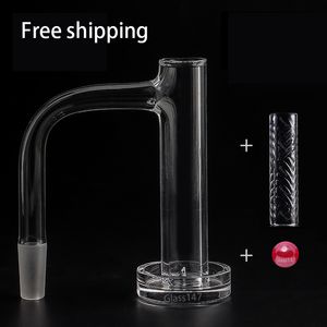 Tour de contrôle à livraison gratuite Quartz Banger avec pilier SE Ruby Clous à fumer entièrement soudés pour bangs à eau Dab Rigs magasin de tabac