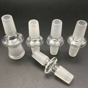 Accessoires pour fumeurs 10mm 14mm 18mm mâle femelle verre adaptateurs convertisseur conduites d'eau adaptateur de plate-forme pétrolière fit quartz clou bong