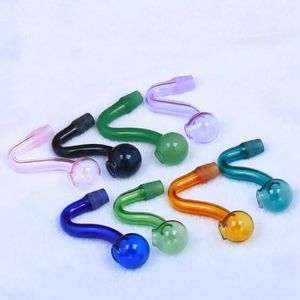 10mm 14mm 18mm Mannelijke Vrouwelijke Waterpijp Clear Dikke Pyrex Glas Olie Brander Pijp Waterleidingen voor dab Rigs Waterpijpen Roken Accessoires