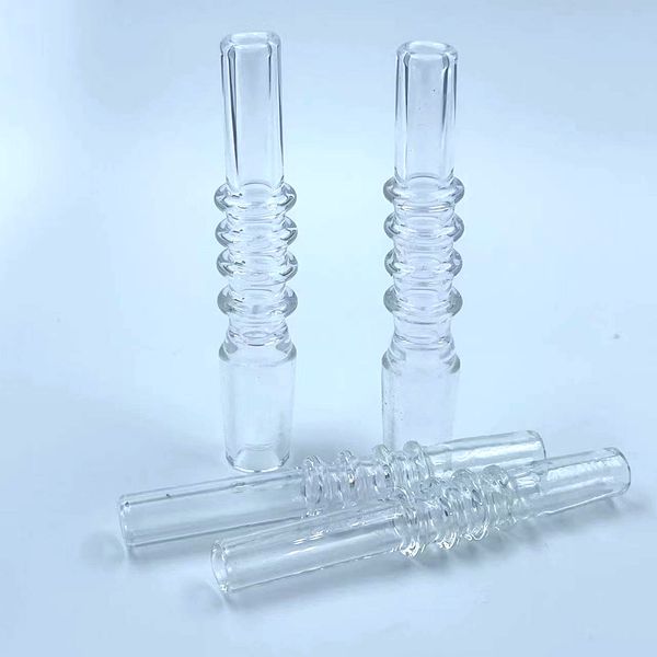 10mm 14mm 18mm Joint mâle 100% Quartz Nails Tip Accessoire de fumer pour mini collecteur de nectar Dab Rig Bongs en verre