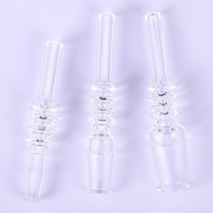 10 MM 14 MM 18 MM Punta de vidrio Pyrex Paja Bong Silicona Cachimba Accesorios para fumar Herramienta de colección de diseño innovador portátil