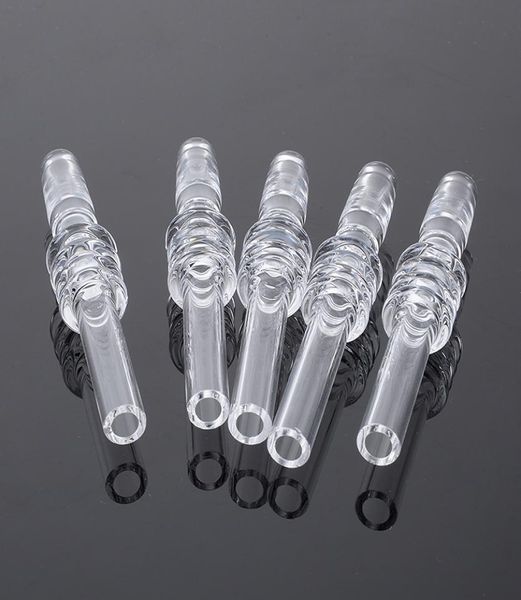 10mm 14mm 18mm pointe de Quartz accessoires pour fumer pour Mini Kit collecteur de nectar Quartzs clou Dabber pointe de filtre expédition GQB19212983270