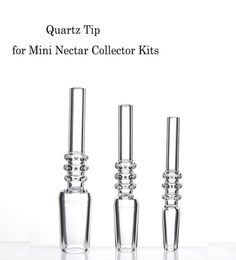 Pointe de quartz de 10 mm 14 mm 19 mm pour mini kits NC avec clips en plastique Keck Quartz Banger Nail Quartz Tips6760978