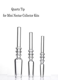 Consejo de cuarzo de 10 mm de 14 mm de 19 mm para mini kits NC con clips de plástico Keck Banger Clazo de cuarzo de cuarzo 2617764