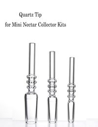 Punta de cuarzo de 10 mm, 14 mm, 19 mm para mini kits NC con clips de plástico Keck, puntas de cuarzo para uñas Banger de cuarzo 8327116