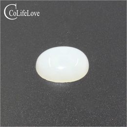 10mm * 14mm natuurlijke Chinese witte jade losse edelsteen voor sieraden winkel echte nefriet steen voor zilveren sieraden H1015