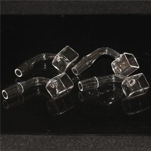 10mm 14mm Sucre Cube Quartz Banger Nail Narguilés Diamant Noeud Quartz Clous pour Conduites D'eau Dab Oil Rigs