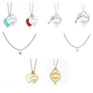 10mm 15mm 19mm hart ketting dames roestvrij staal gouden ketting hanger mode paar ketting Valentijnsdag geschenk vriendin sieraden groothandel