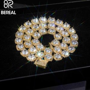 10 mm 8 VVS Moissanite Tennis -ketting Bracelet Iced Gold Plated 925 Sterling Silver Fine Jewelry