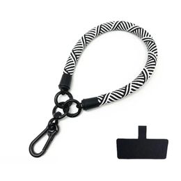 10 mm kleur lanyard riem voor telefoonaccessoires armband telefoonketen metalen kreeft sluitsleutel landyard tas auto sleutels touw