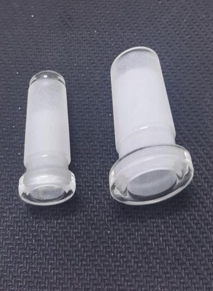 Convertisseur adaptateur en verre 10 mm femelle à 14 mm mâle pour bol de bang en verre banger à quartz 14 mm femelle à 18 mm connecteur réducteur mâle 9955607