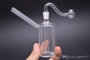 10 mm Glass Oil Burner Bong Water Pipes plataformas petroleras bongs pequeños mini quemadores de aceite dab rig hookah embriagador Fumar cenicero para fumar