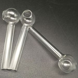 tubos de quemador de aceite de vidrio tubo grueso ajuste mano bong de agua para accesorios para fumar