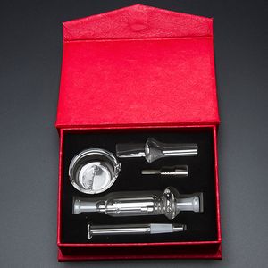 Kit de recolección de micro neactar de 10 mm Mini kits de humo NC con punta de acero inoxidable Recipiente de vidrio para tubería de agua Plataformas de aceite pequeñas Plataforma de dag