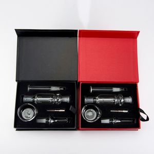 10mm NC Kits Micro NC avec Domeless Glass Pointe en acier inoxydable Straw Mini NC Kits 525 (S + G) DHL