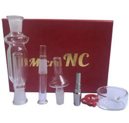 Kits de collecteur de nectar de 10 mm Kit de bang Micro NC fumer avec des pointes en verre en acier inoxydable conduites d'eau bongs plate-forme pétrolière dab rigs vaporisateur cadeau 12 LL