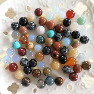 10mm non poreux lâche Reiki guérison Chakra pierre naturelle boule perle palmier Quartz cristaux minéraux pierres précieuses dégringolées pièce à main décoration de la maison accessoires bons cadeaux