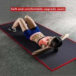 Tapis de Yoga antidérapant 10mm, 183cm, 61cm, épais, NBR, pour gymnastique, sport, Fitness, Pilates, 240113