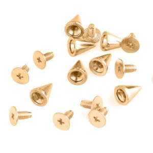 Condons en argent de 10 mm 10/20 / 50 / 100pcs étalons pointes à vis à vis bricolage Craft Cool Punk Garment Rivets pour vêtements / sac / Chaussures / Couber Studs