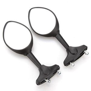 10mm Street Vélo Motorcycle Noir Miroir pour Honda CBR600 / Kawasaki