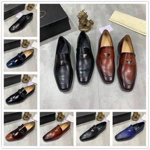 10Modèle Nouveaux Hommes Chaussures En Cuir Formel Hommes En Cuir Décontracté Respirant Chaussures En Cuir De Luxe Pour Hommes D'affaires Polyvalent Sans Lacet Chaussures Habillées De Créateur De Mode