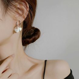 10 paires de boucles d'oreilles en forme de cœur pour femmes, Design Simple, classique, à la mode, Piercing, boucles d'oreilles pendantes, cadeaux