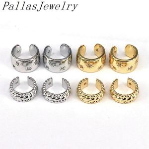 10 pares de elegantes brazaletes de oreja de oro para niñas Clip de oreja de cartílago chapado en oro de 18 quilates para mujeres para la vida diaria Pendientes pequeños sin perforación en forma de C 231227