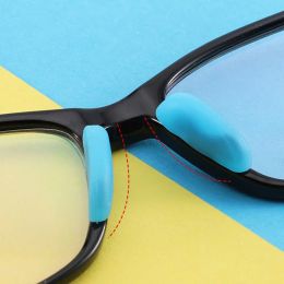 10 paies de tampons à nez en silicone antidérapant antidérapant pour verres poussent sur les coussinets de nez outil de réparation pour les lunettes de soleil accessoires de lunettes