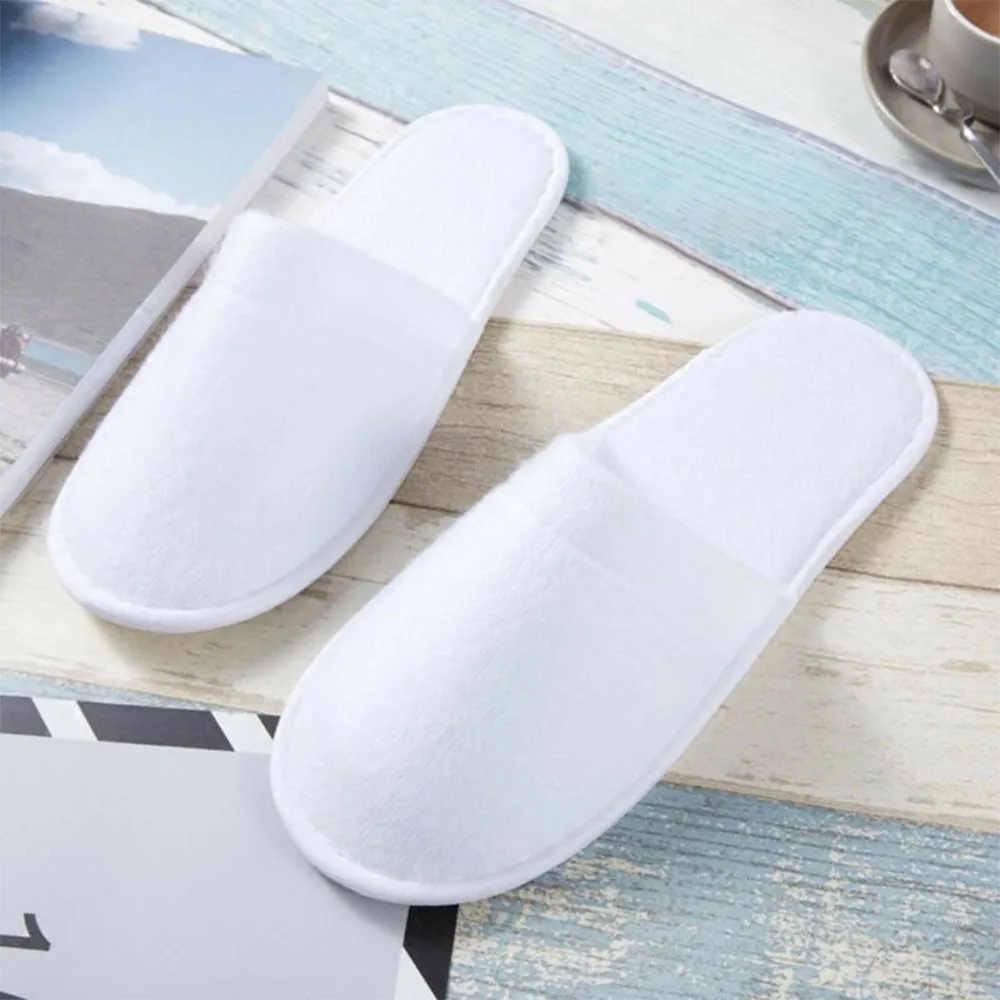 10Pairs Hotel Travel Slippers Sanitary Party Spa Hotel Slippers Slippers Clipping Toe Men Women Women Rispable Slippers Accessor
