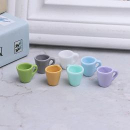 10pc 1:12 Dollhouse Miniature Mug Water Cup Modèle Coffee Cake Cust Food Drink Home Vole de la maison
