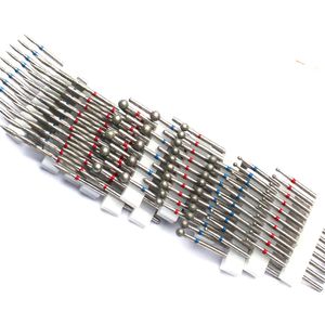 10 -sti Diamond nagelboorbits Set Milling Cutters -kits elektrische manicure boren pedicure -bestanden gel Poolse gereedschappen nagelaccessoires