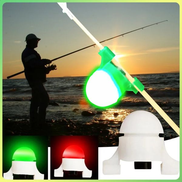 10 PC alarme de morsure de pêche nuit rappel intelligent électronique LED indicateur d'alarme lumière de morsure de poisson outils de pêche en plein air 240305