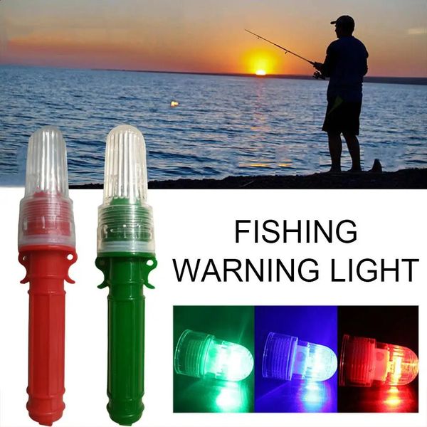 Luz de pesca de 10 piezas, indicador de faro de doble color, luz de señal, accesorio de cebo, boya, luz de pesca submarina U4D7 240305