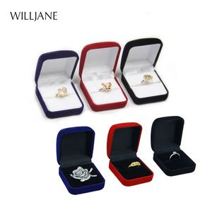 10 stuks sieradendozen groothandel ringverpakking zwart fluwelen sieraden display opslag vouwdoos trouwring Valentijnsdag geschenkorganisator 231118