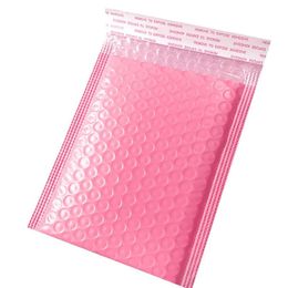 1Packaging Bags 18x 23cm roze schuim envelope zelfafdichtingsmailers Gedekte verzending Enveloppen met bellenmailingzakpakketten G jllntc