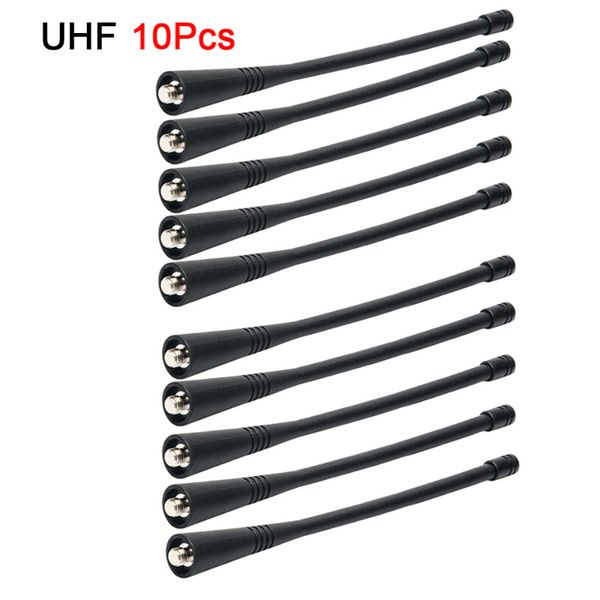 10pc PMAE4016 NAE6483 Antenne Flexible Whip UHF (400-470 MHz) 17cm pour Motorola GP340 GP640 GP328 Pro5150 EP450 CP040 CP140