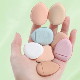 10PC Éponges Applicateurs Coton Forme De Doigt Mini Cosmétique Puff Pouce Coussin D'air Éponge Correcteur Surligneur Mélangeur Sous Les Yeux Du Visage Maquillage Outils 231009