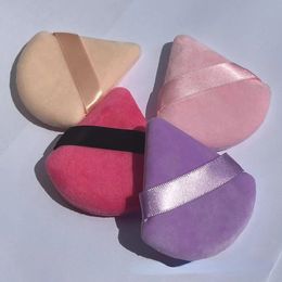 10PC Sponzen Applicators Katoen Driehoekige Poederdons Fan Droge Spons Super Zachte Instelling Make Up Accessoires 231009