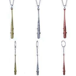 10 PC Vintage charme The Walking Dead porte-clés Negans Bat LUCILLE porte-clés Baseball porte-clés pour hommes bijoux accessoires en gros9650884