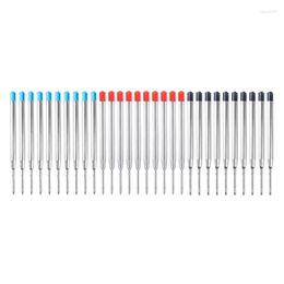 10 pièces 1.0mm pointe stylo recharges pointes à bille stylos à bille en métal remplaçables pour