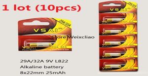 10 Uds 1 lote 32A 29A 9V 32A9V 9V32A 29A9V 9V29A L822 batería alcalina seca Tarjeta de baterías de 9 voltios VSAI 5180538