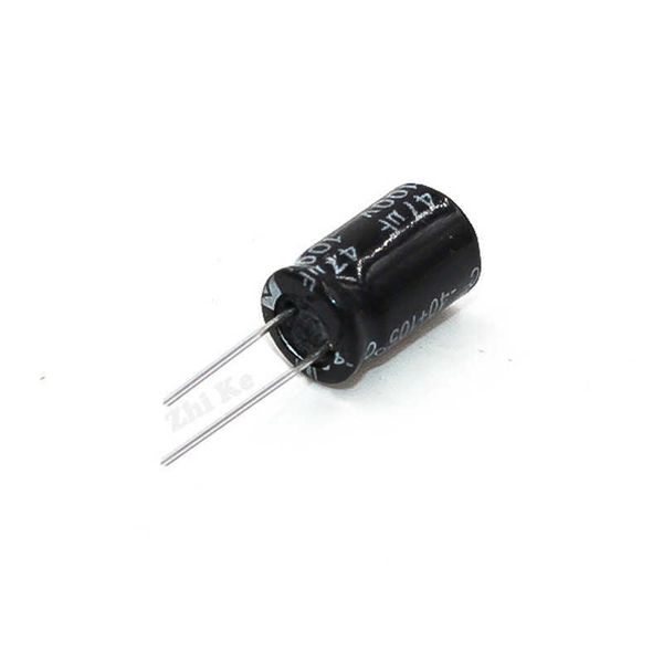 10pcs 100v47uf 8*12 mm 47uf 100V 8x12 mm Capacensador electrol￭tico de aluminio