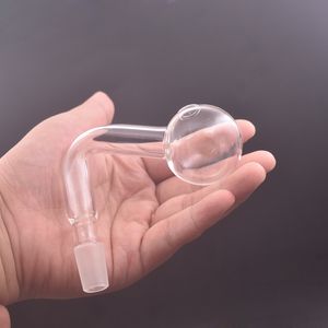 10 pièces 10mm 14mm 18mm mâle femelle verre brûleur à mazout tuyau épais Pyrex verre adaptateur d'huile tuyaux pour plates-formes fumer Bongs grande taille 40mm grands bols pour la fumée