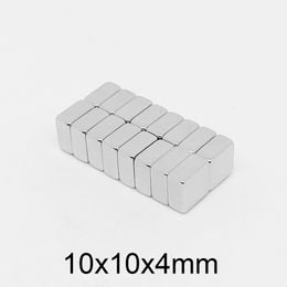 10pcs 10x10x4 mm aimants magnétiques puissants puissants