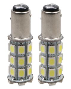 Ampoules LED d'arrêt de frein arrière 1157 BAY15D P215W 5050 27SMD, 10 pièces, 7528 2057 12V, clignotant arrière, bulb12V9749399