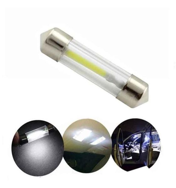 10pcs 12v LED LED BLANC Light C5W Festoon Lire lampe à plaque d'immatriculation du dôme 36 mm260i9770617