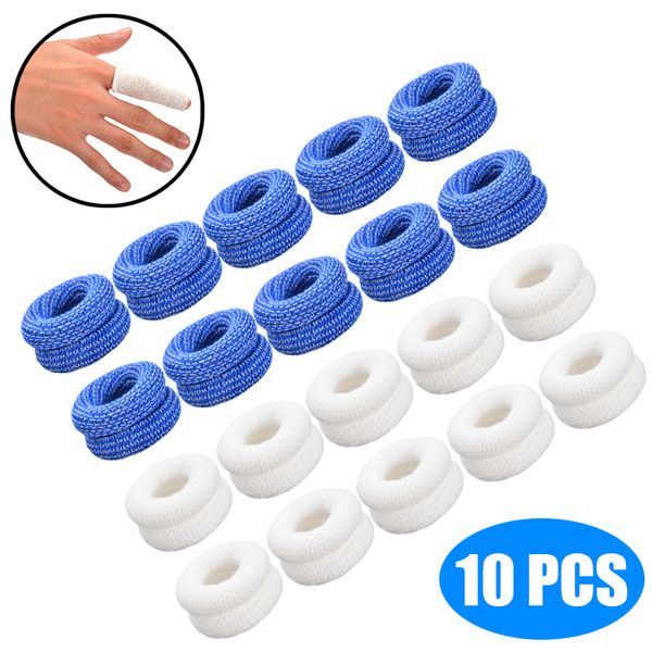 10pcs de 15x600 mm Tubular Finger Buddies Aderezados Retenerse First Aid Venanaje Tubular Sport Protector Seguridad de heridas Cuidado